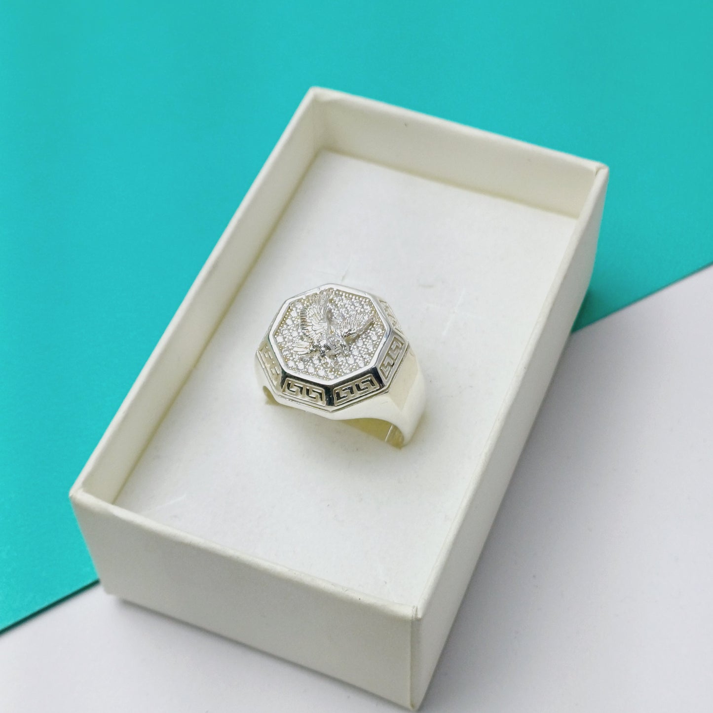 PDA194 - Anillo con águila | 9.5 US