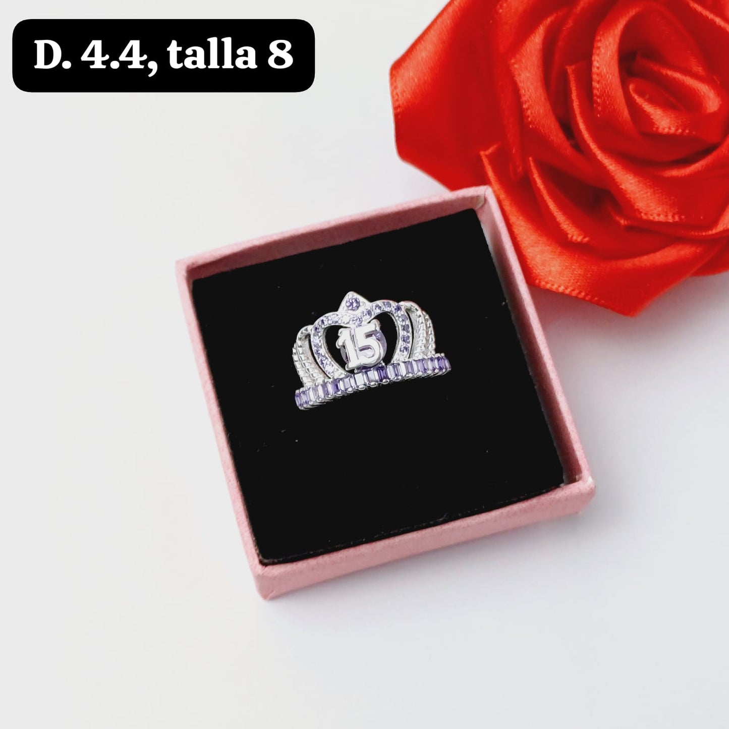 anillo de 15 años | 8.0 US