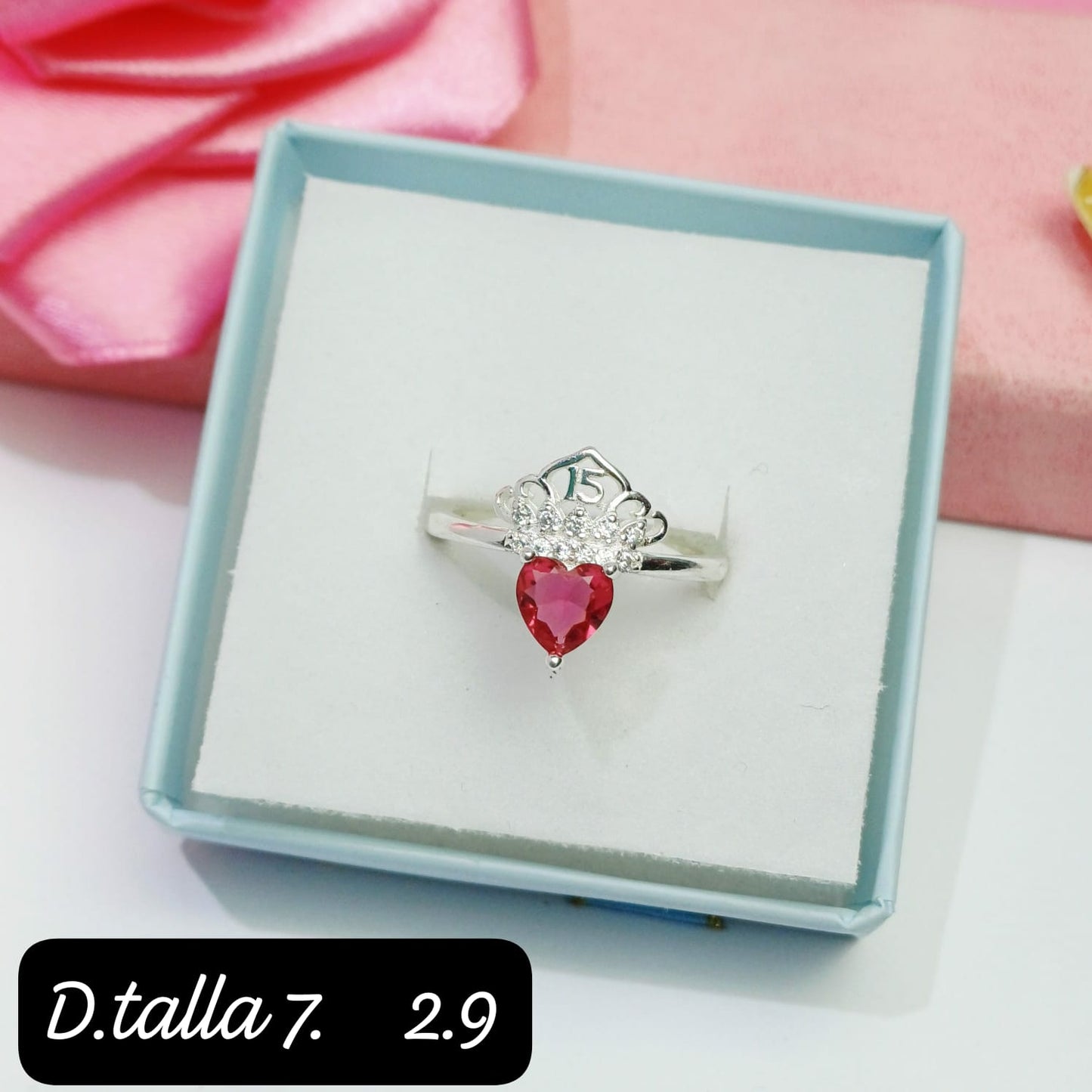 Anillo de 15 años | 7 US