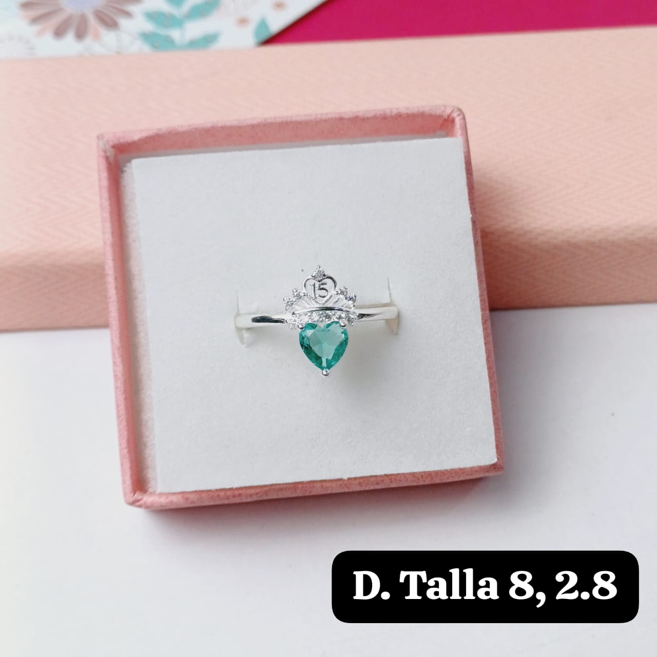 Anillo de 15 años | 8 US