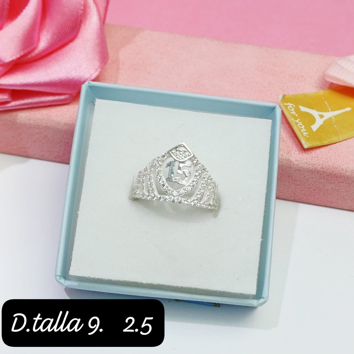 Anillo de 15 años | 9 US