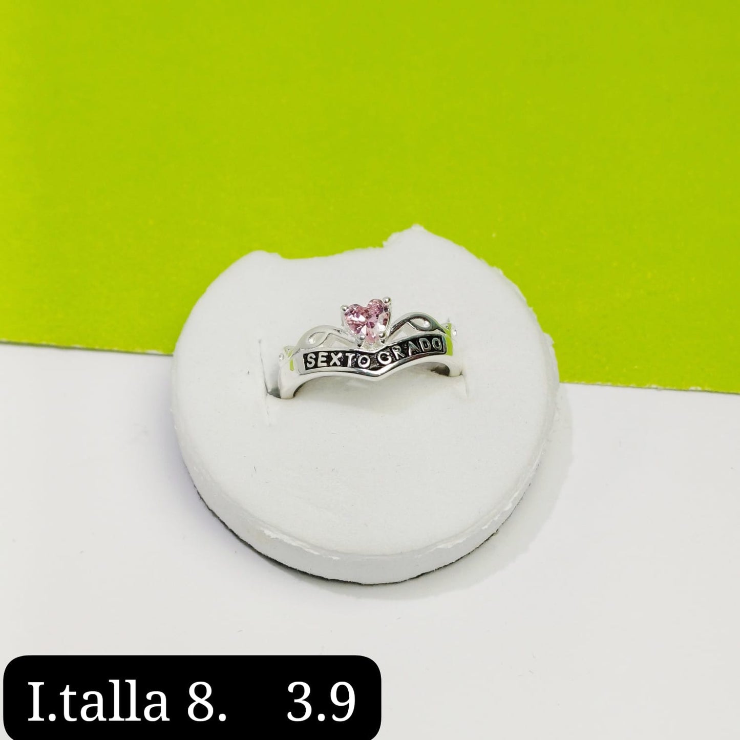 Anillo de graduación 6to grado