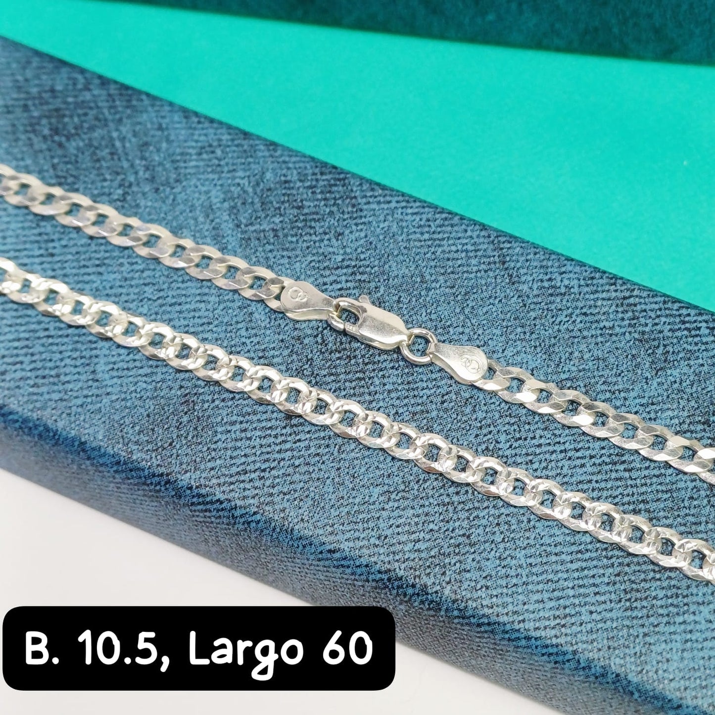 Cadena eslabón Martillado | 60 cm - 4 mm