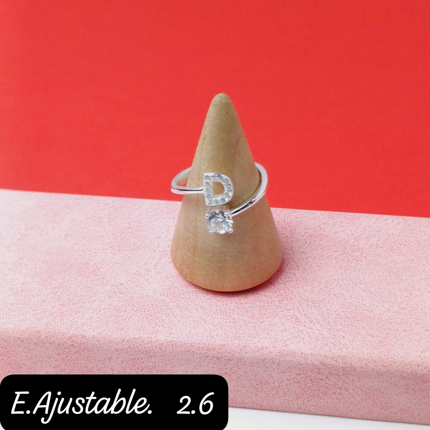 Anillo de letra "D" | 7US