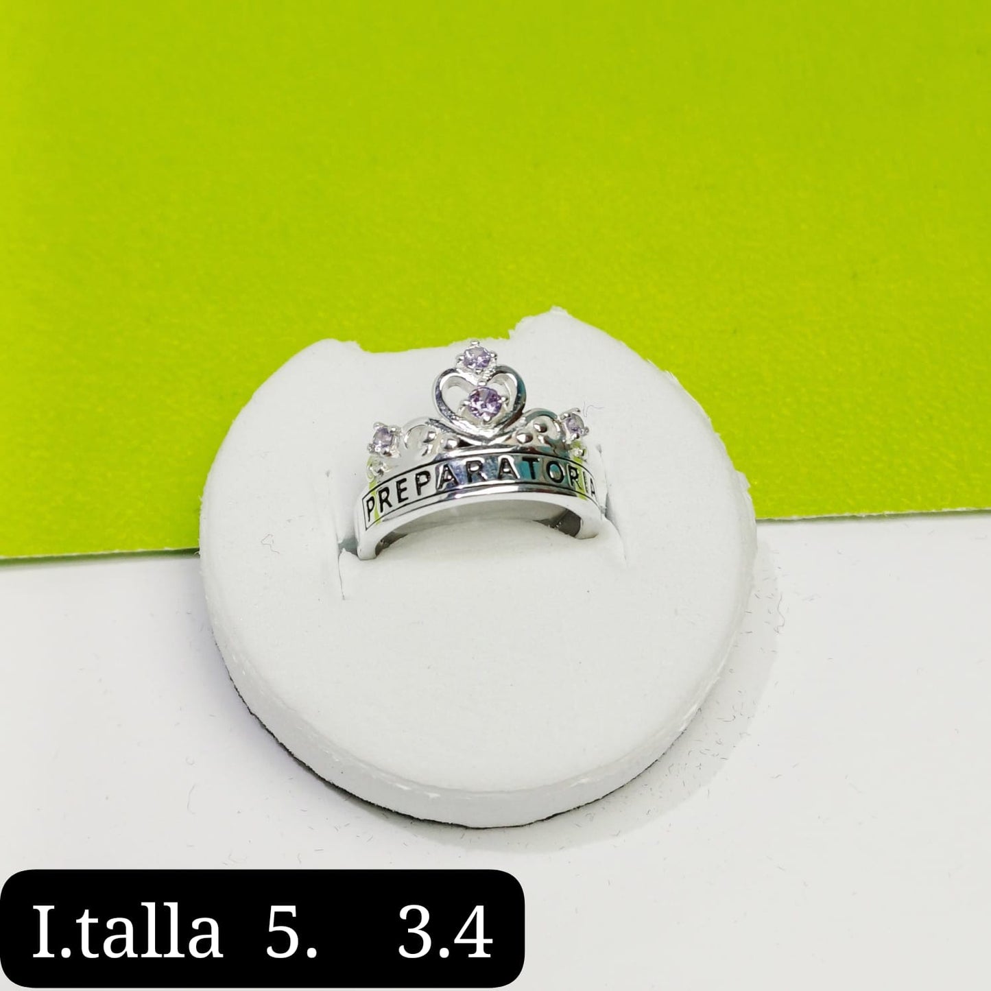 Anillo de graduación preparatoria