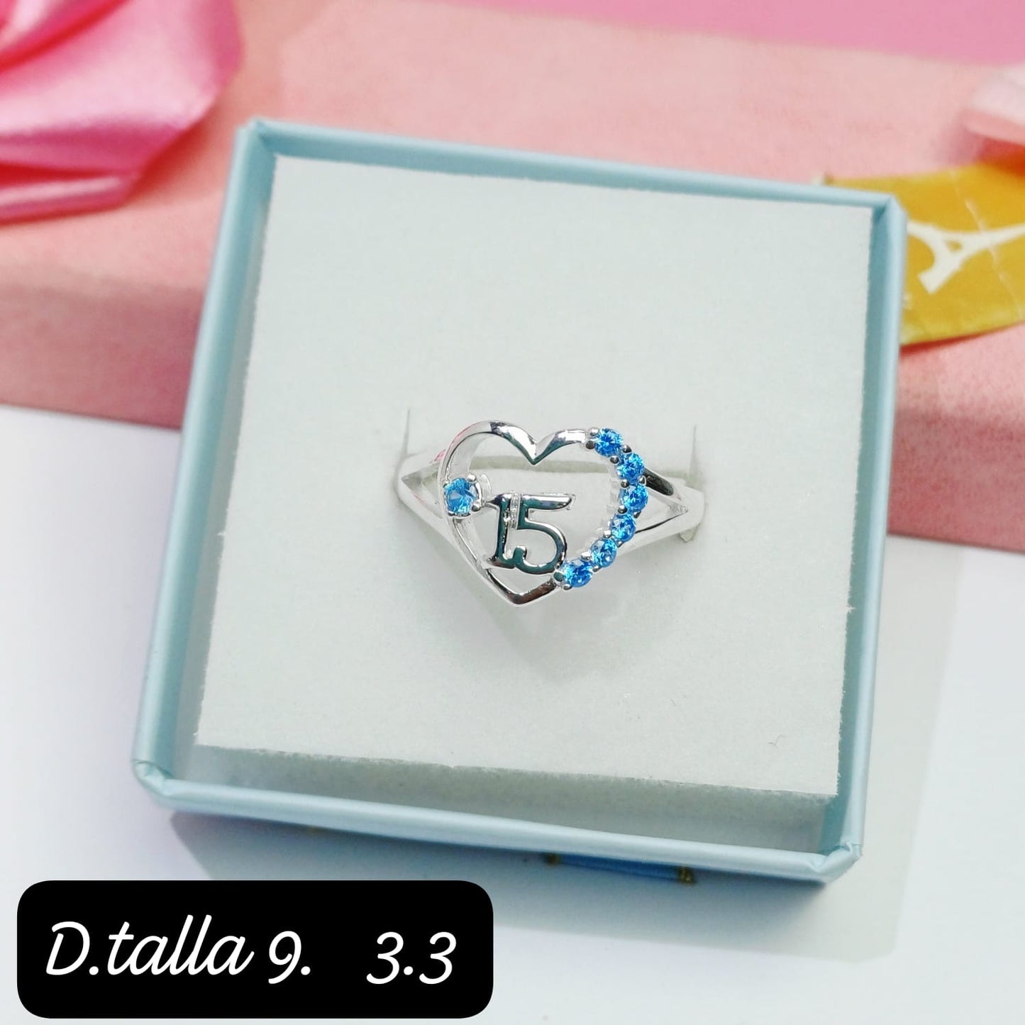 Anillo de 15 años | 9 US