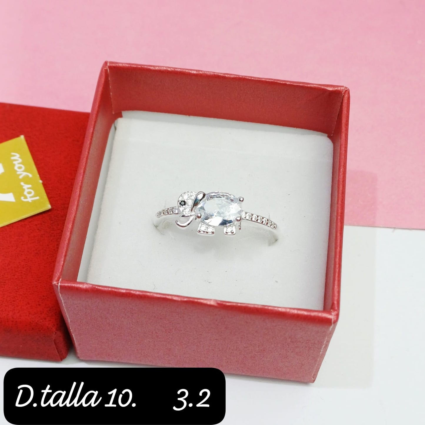 Anillo de elefante blanco | 10 US