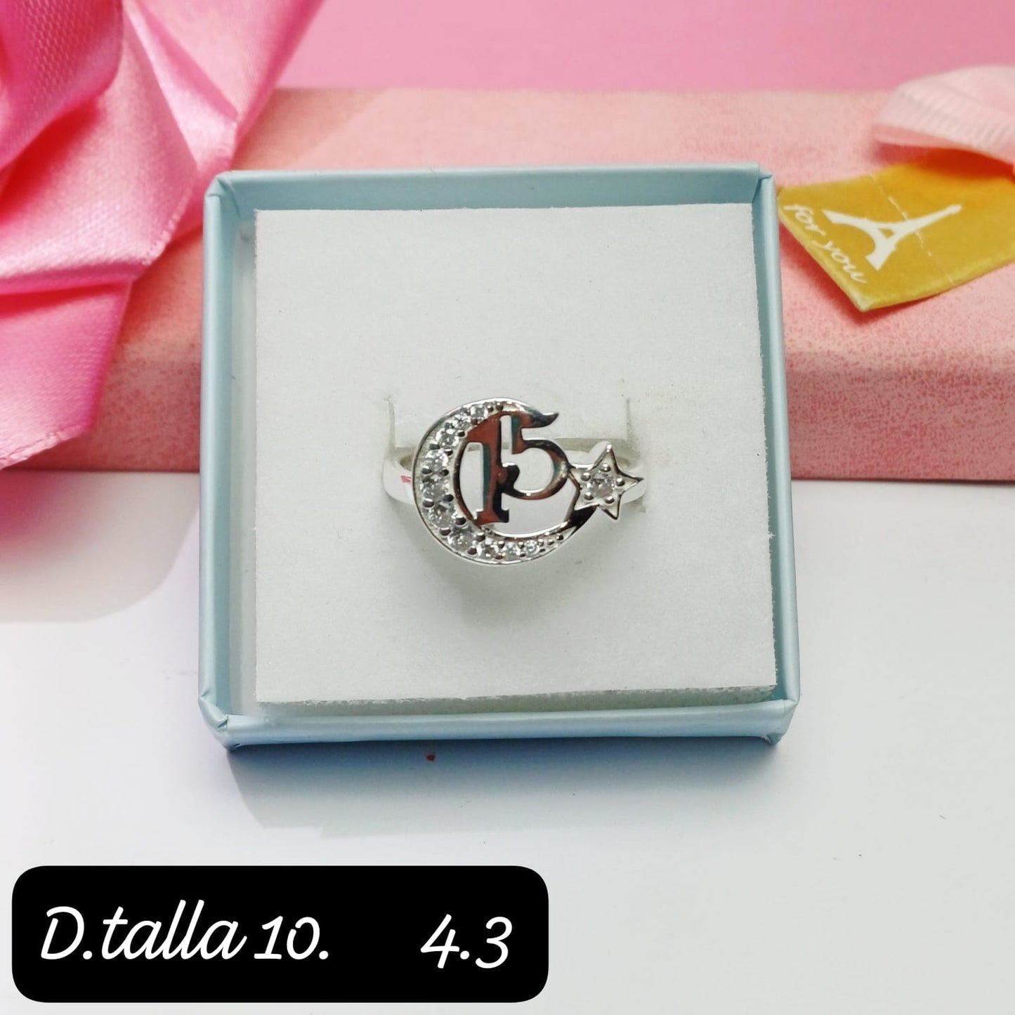 Anillo de 15 años | 10 US