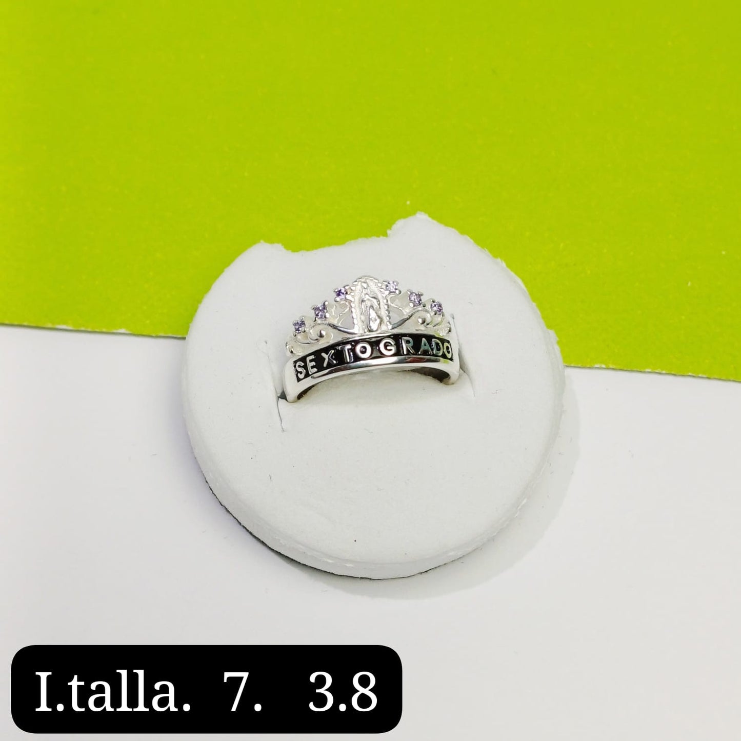 Anillo de graduación 6to grado