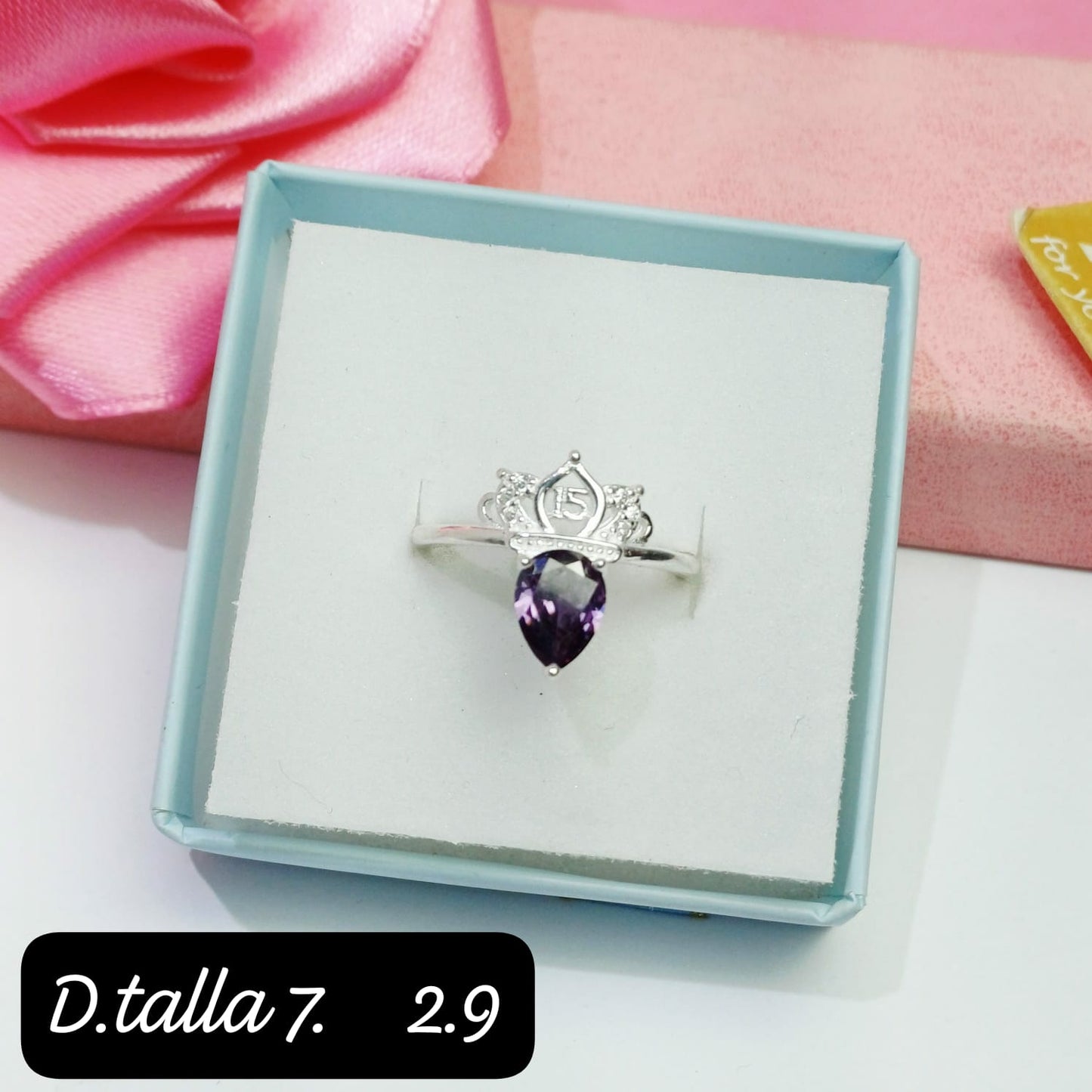 Anillo de 15 años | 7 US