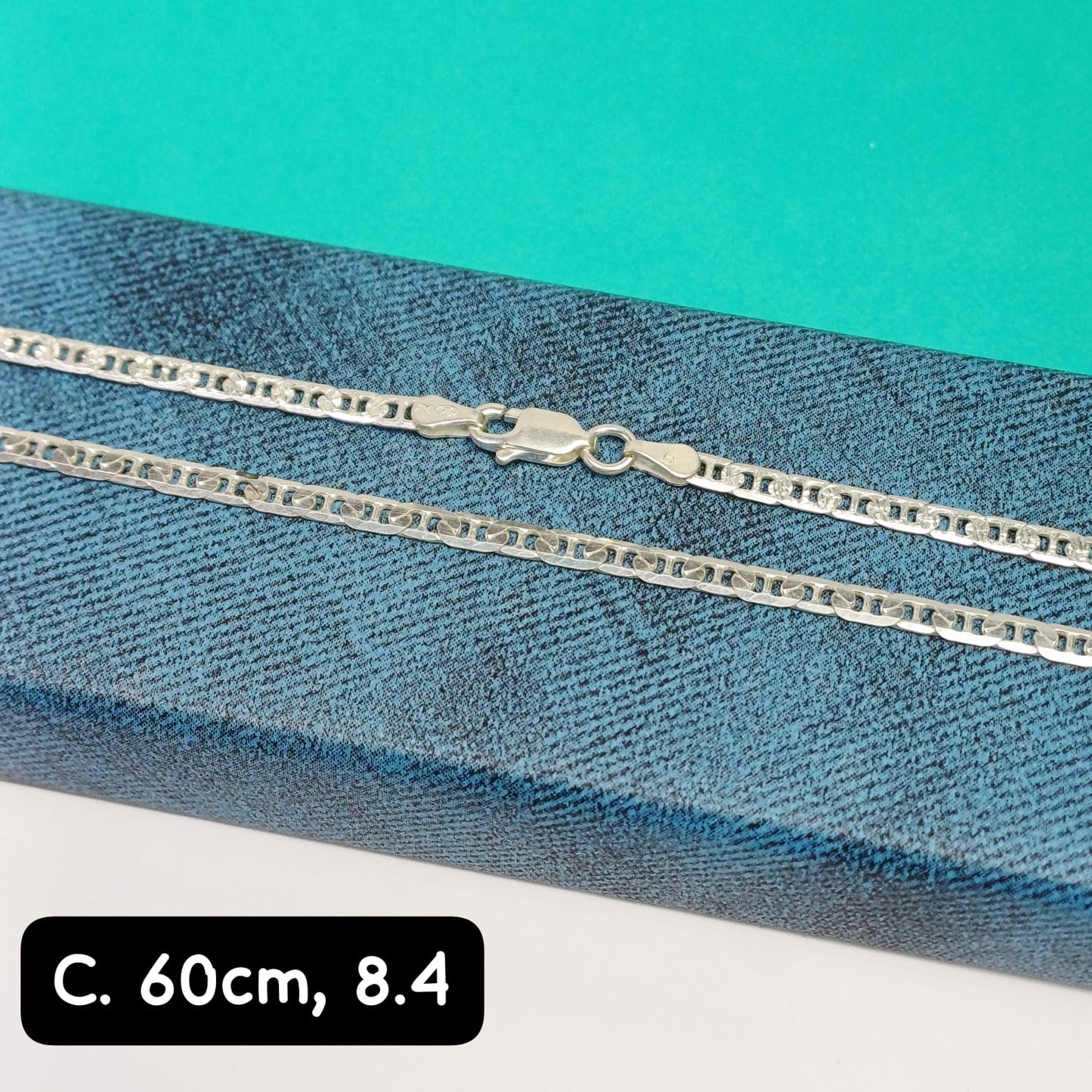Cadena eslabón Valentino | 60 cm - 3 mm