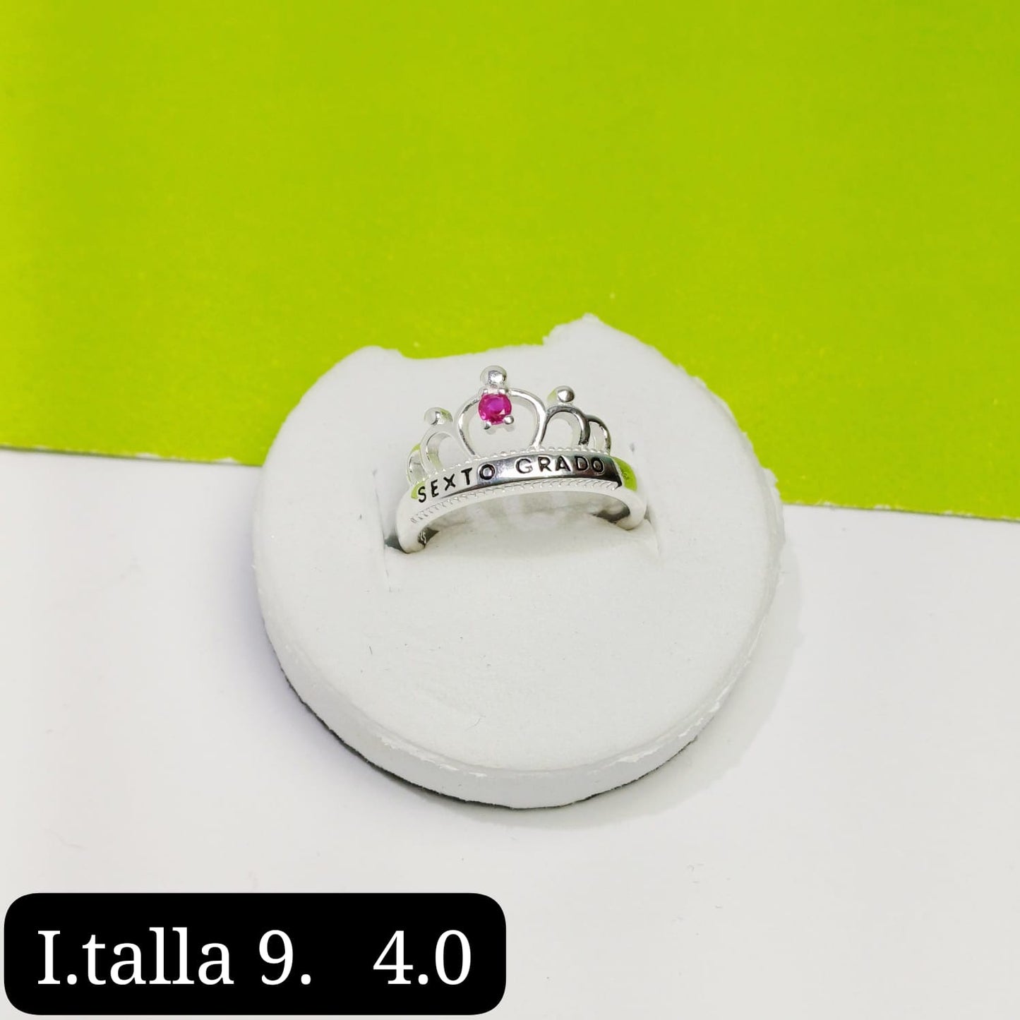 Anillo de graduación 6to grado