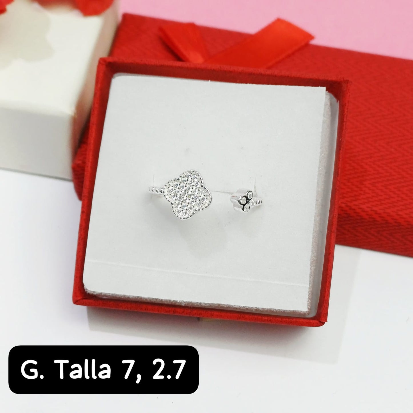 Anillo de trebol | 7 US
