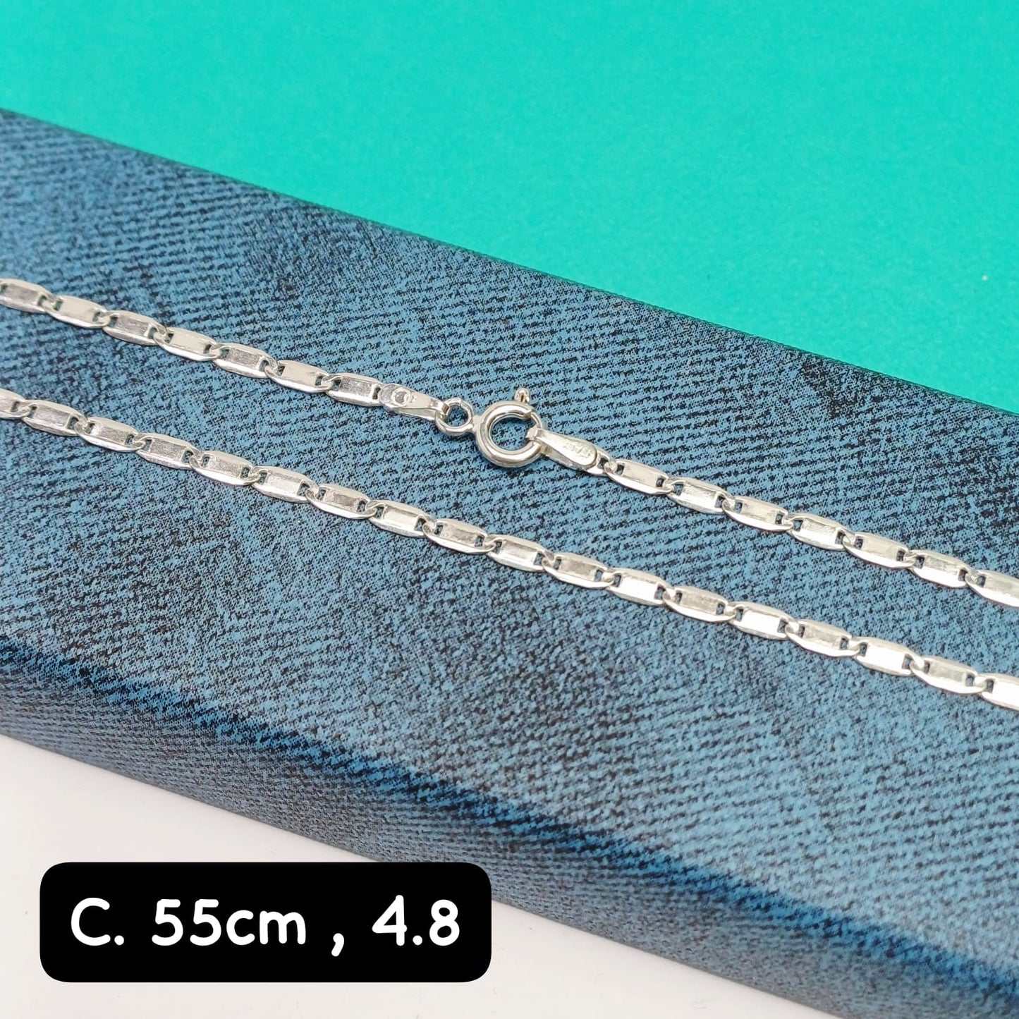 Cadena eslabón Valentino| 55 cm - 2 mm
