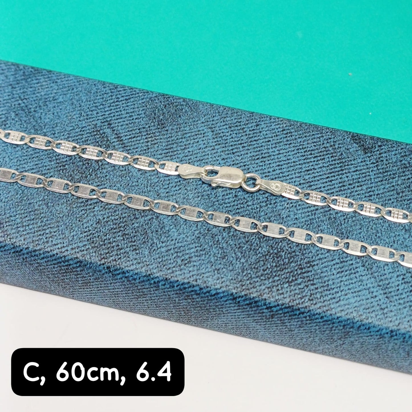 Cadena eslabón Valentino| 60 cm - 3 mm