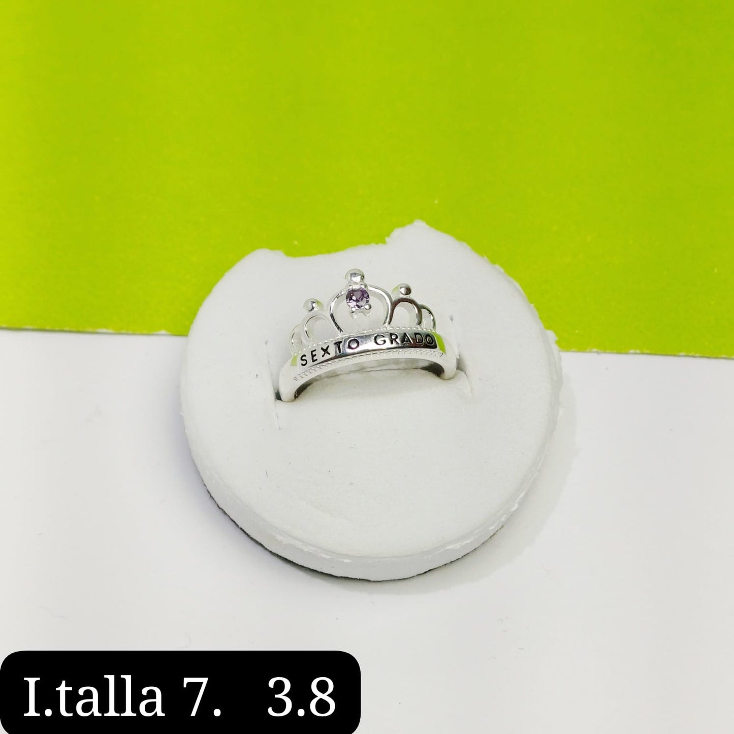 Anillo de graduación 6to grado