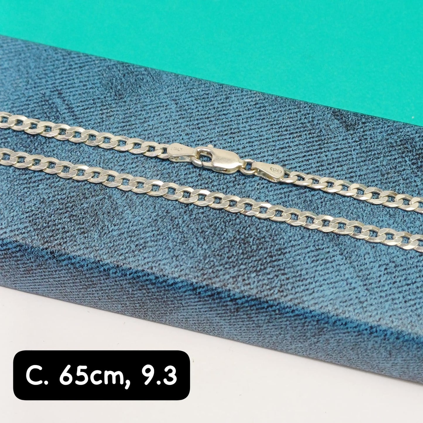 Cadena eslabón martillado| 65 cm - 3 mm