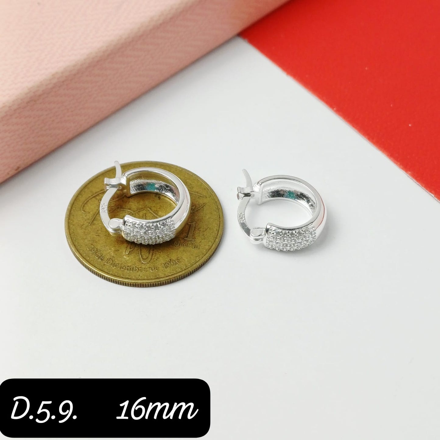Argolla de micro zirconia |16mm