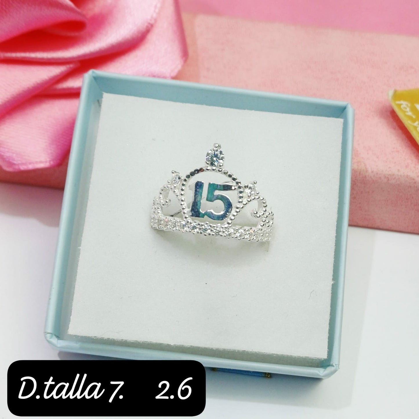 Anillo de 15 años | 7 US