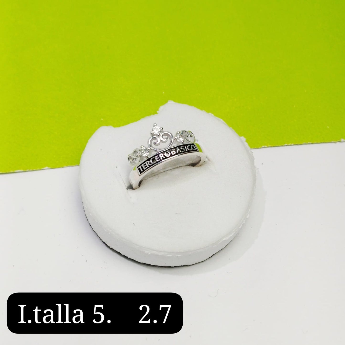 Anillo de graduación 3ro básico