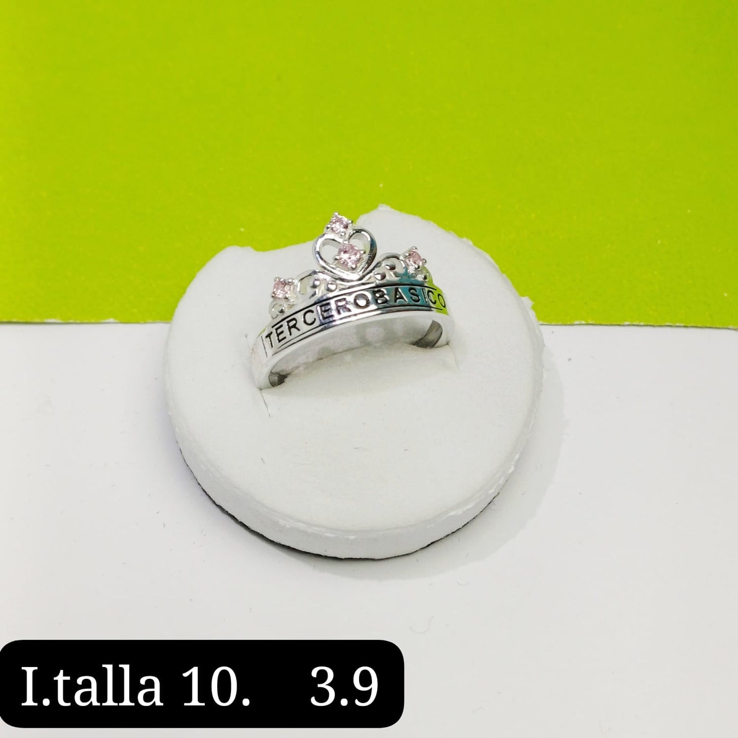 Anillo de graduación 3ro básico