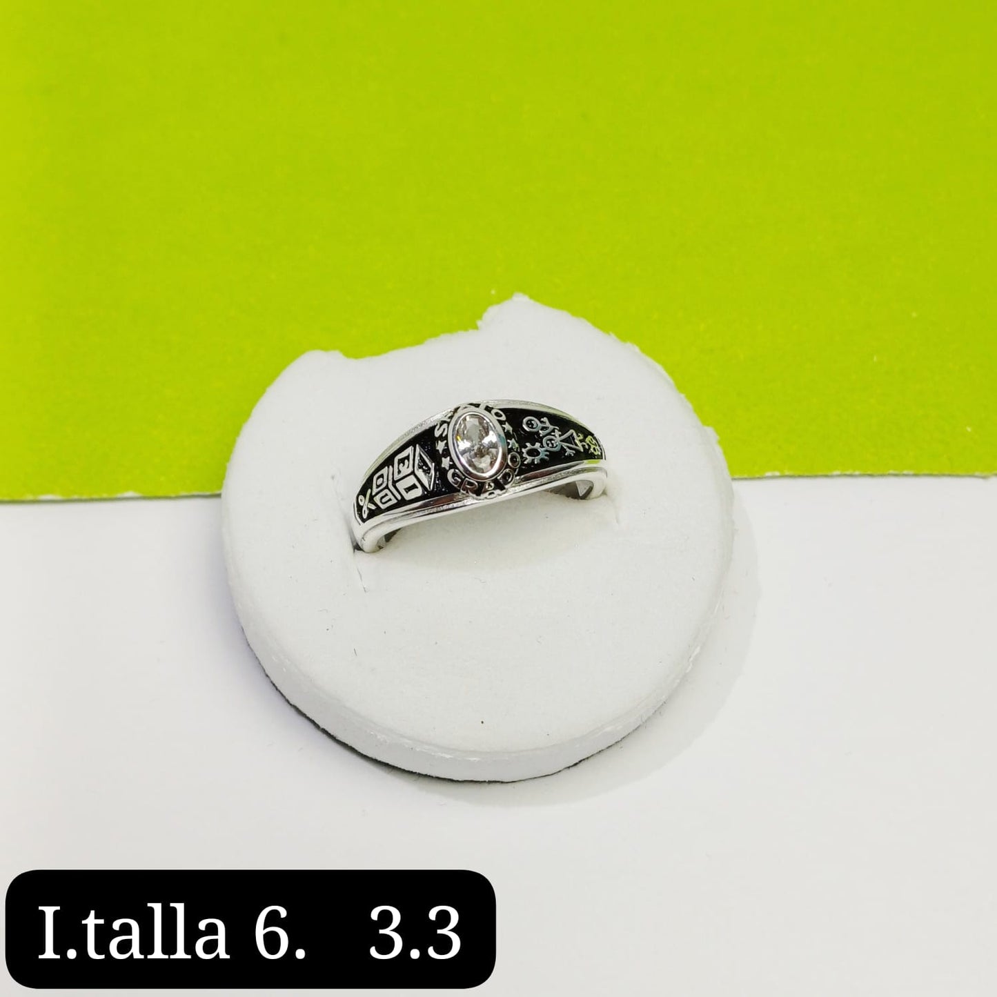 Anillo de graduación 6to grado