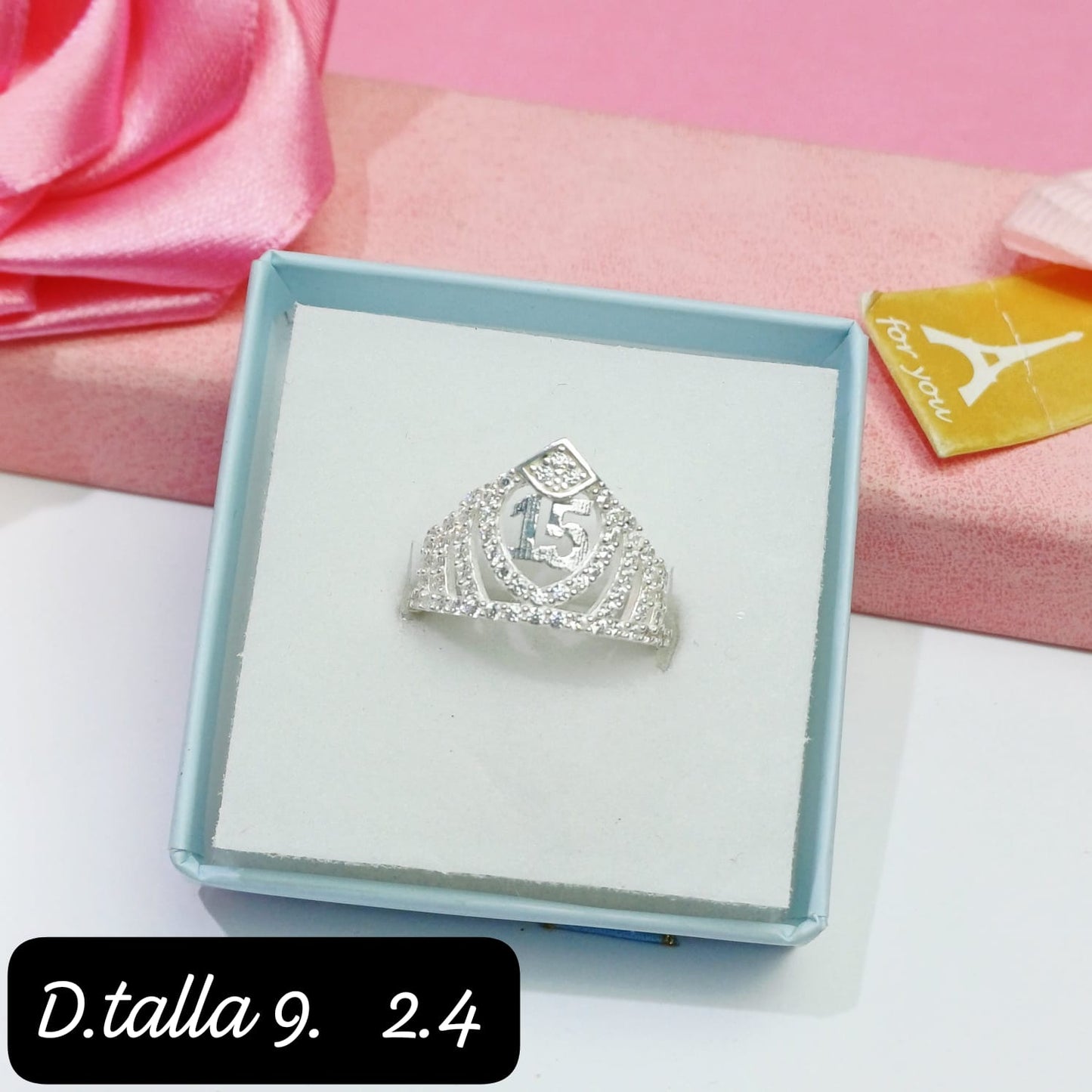 Anillo de 15 años | 9 US