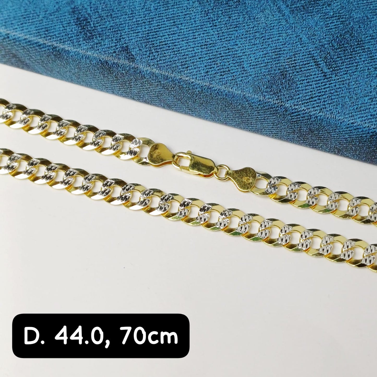 Cadena eslabón Martillado| 70 cm - 8 mm