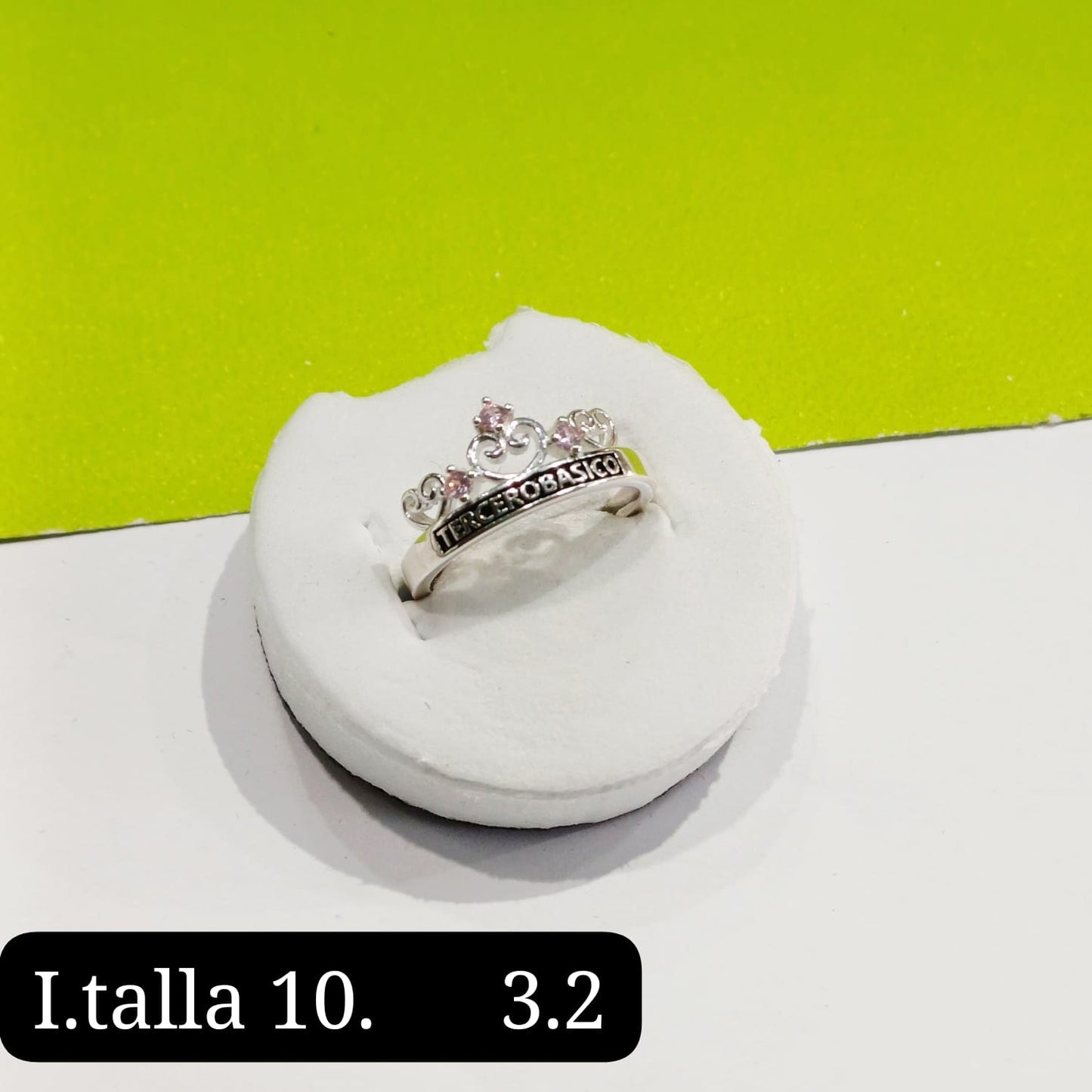 Anillo de graduación 3ro básico