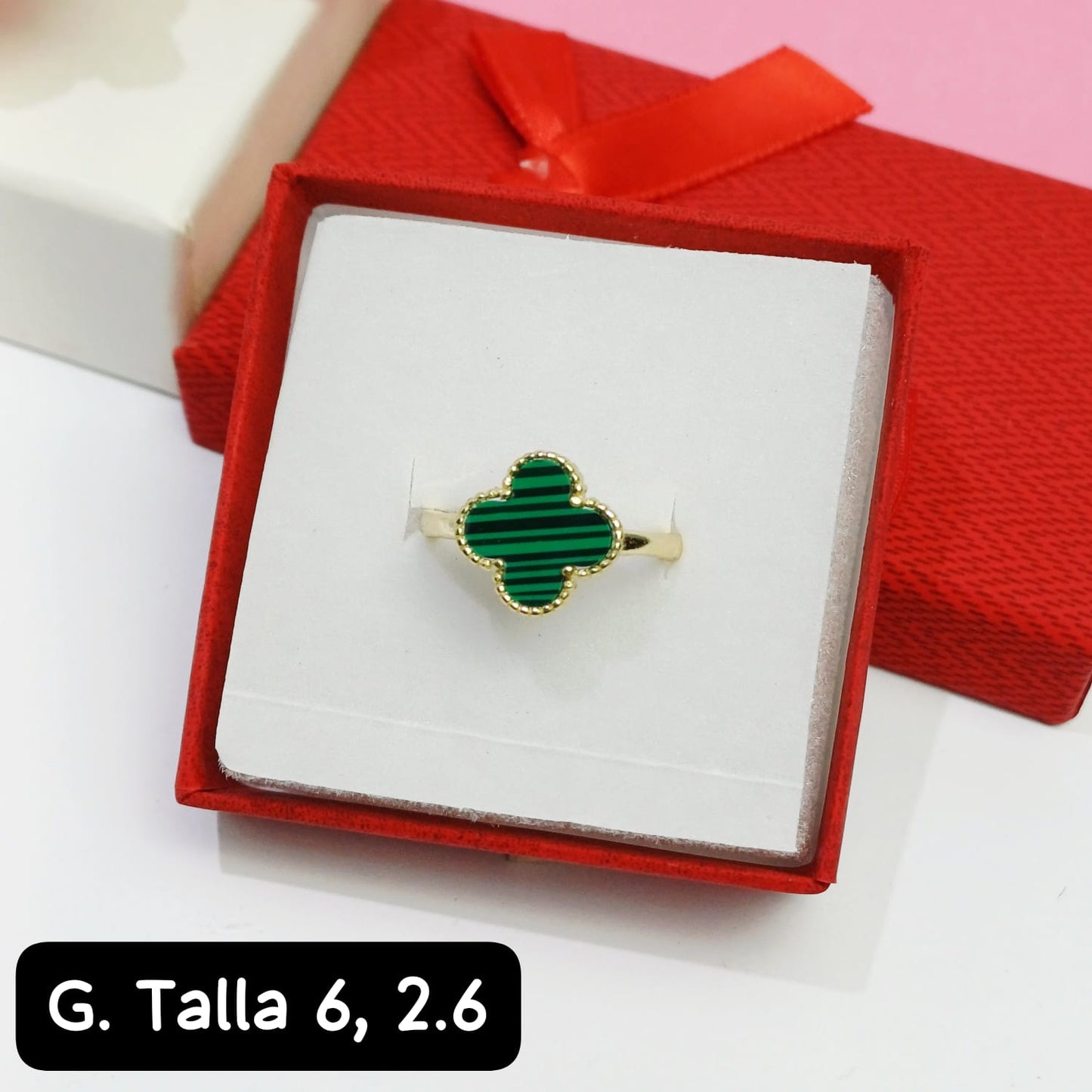 Anillo de trebol | 6 US