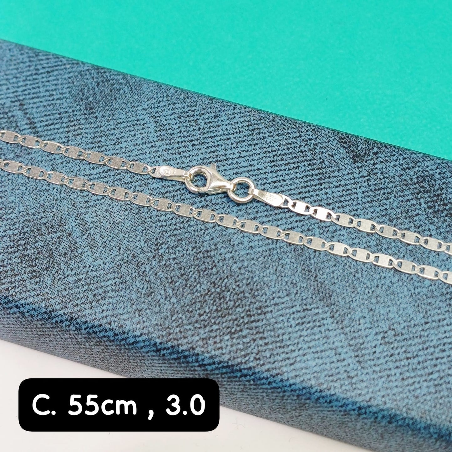 Cadena eslabón Valentino | 55 cm - 2 mm