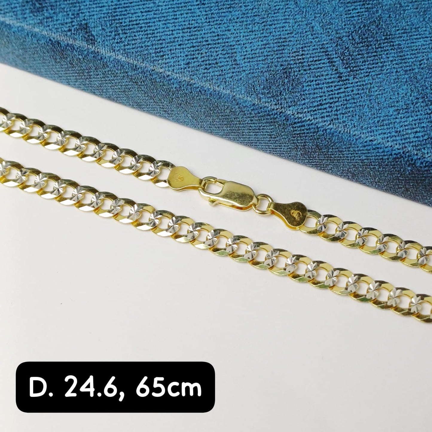 Cadena eslabón Martillado| 65 cm - 6 mm