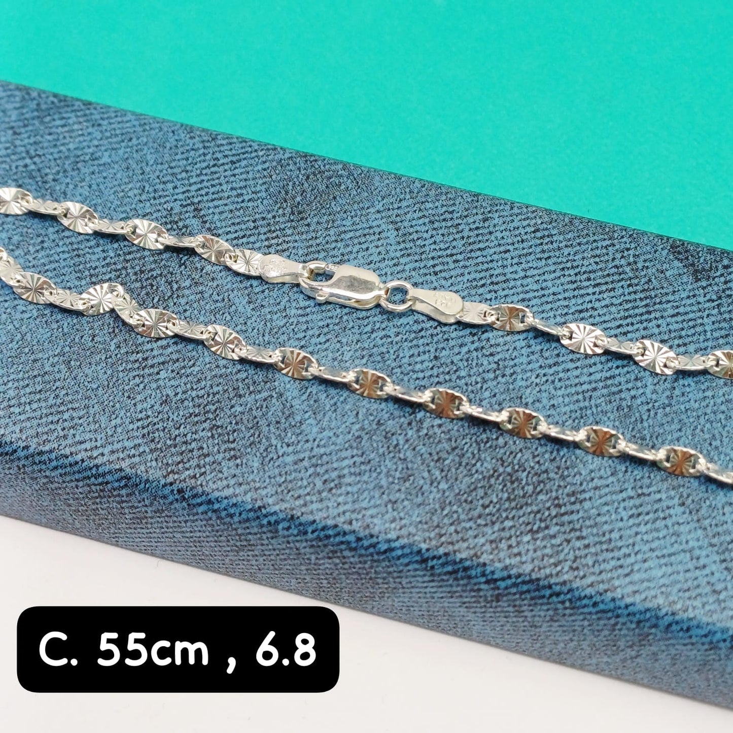 Cadena eslabón Valentino| 55 cm - 3 mm