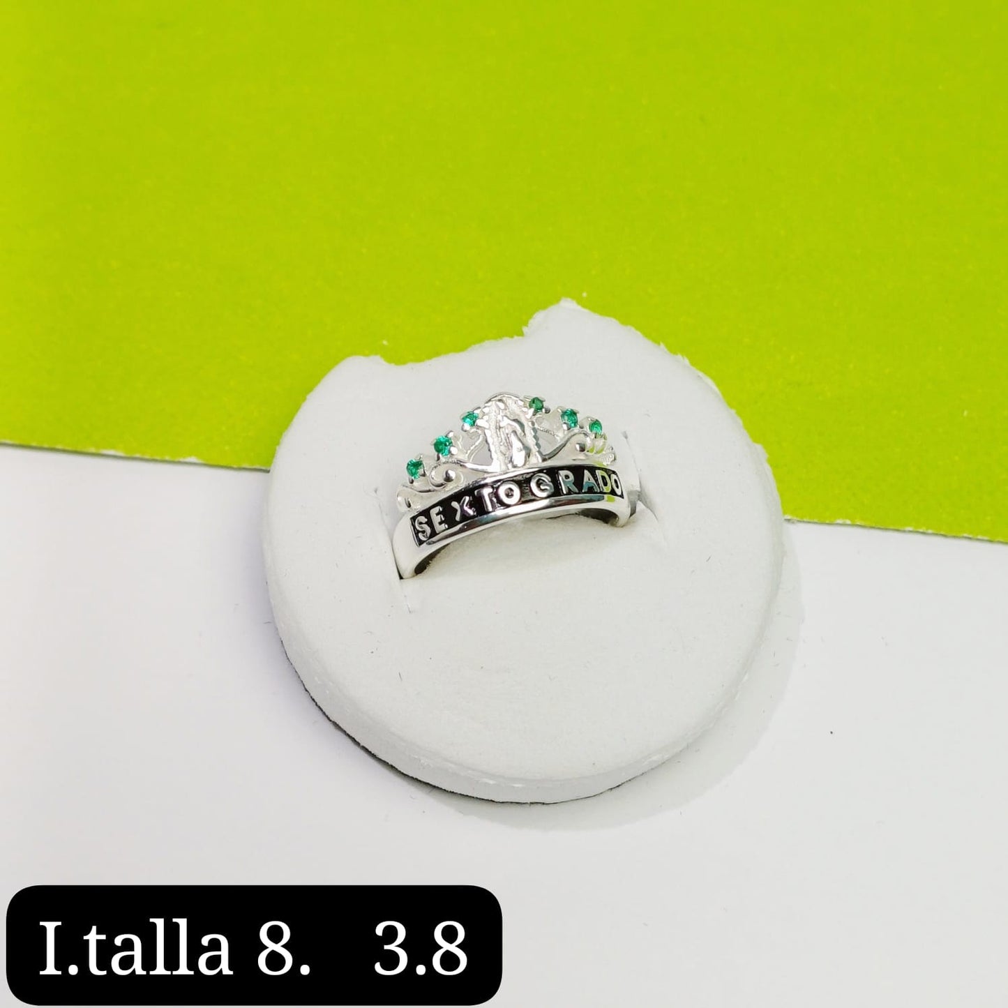 Anillo de graduación 6to grado