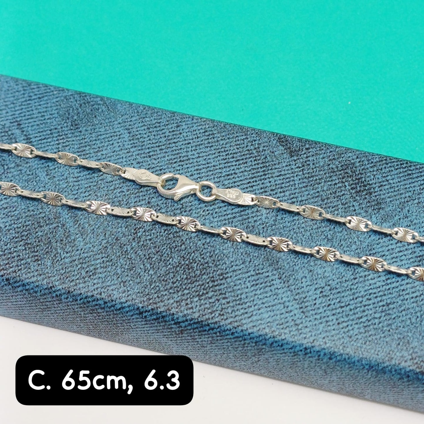 Cadena eslabón Valentino | 65 cm - 3 mm