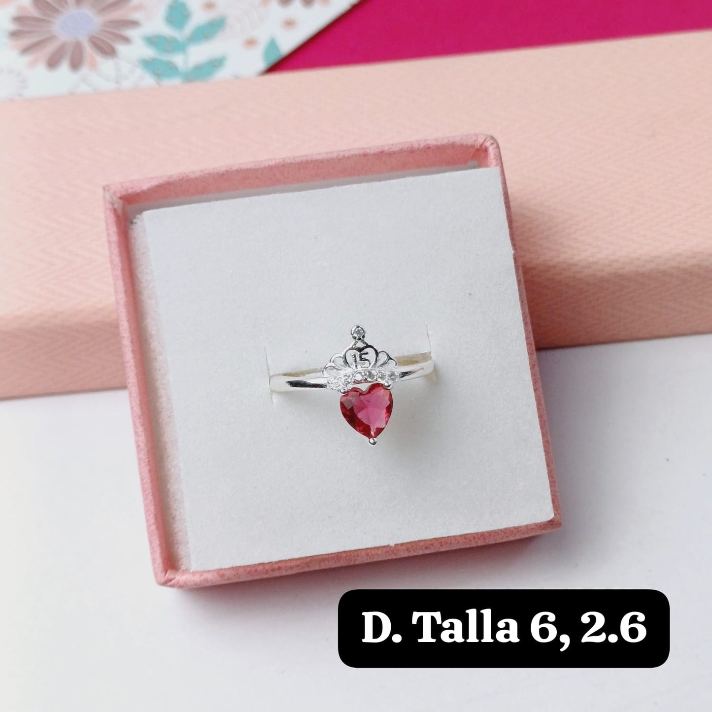 PDA62 - Anillo de 15 años | 6 US