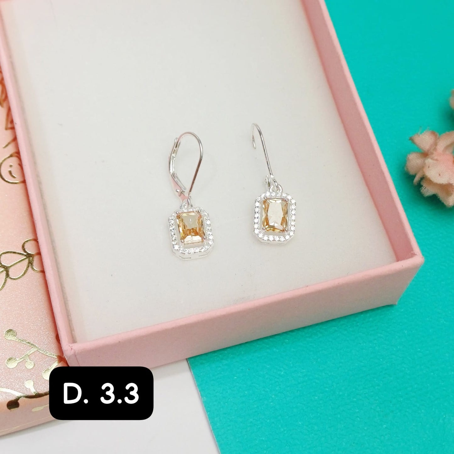 Arete de diseño rectangular