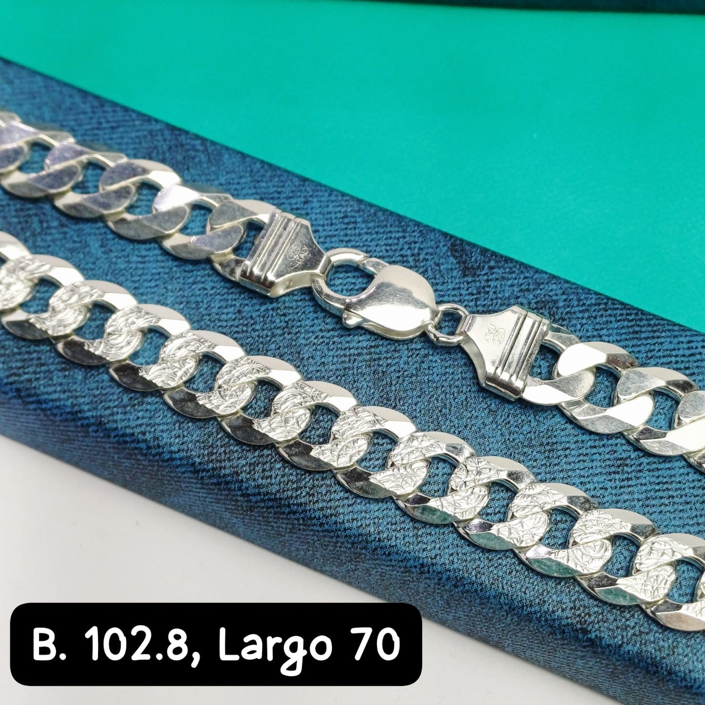 Cadena eslabón Martillado | 70 cm - 12 mm