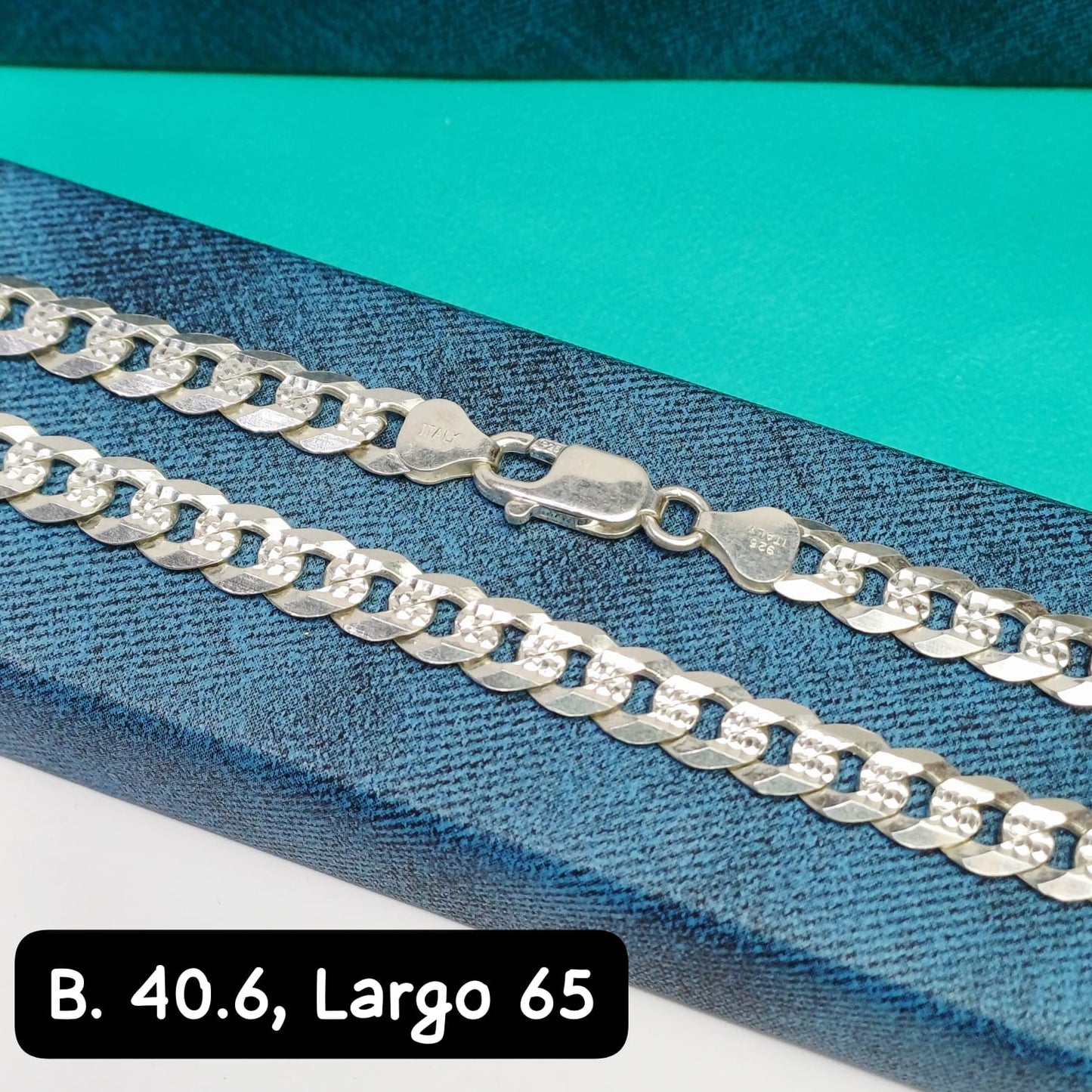 Cadena eslabón Martillado | 65 cm - 8 mm