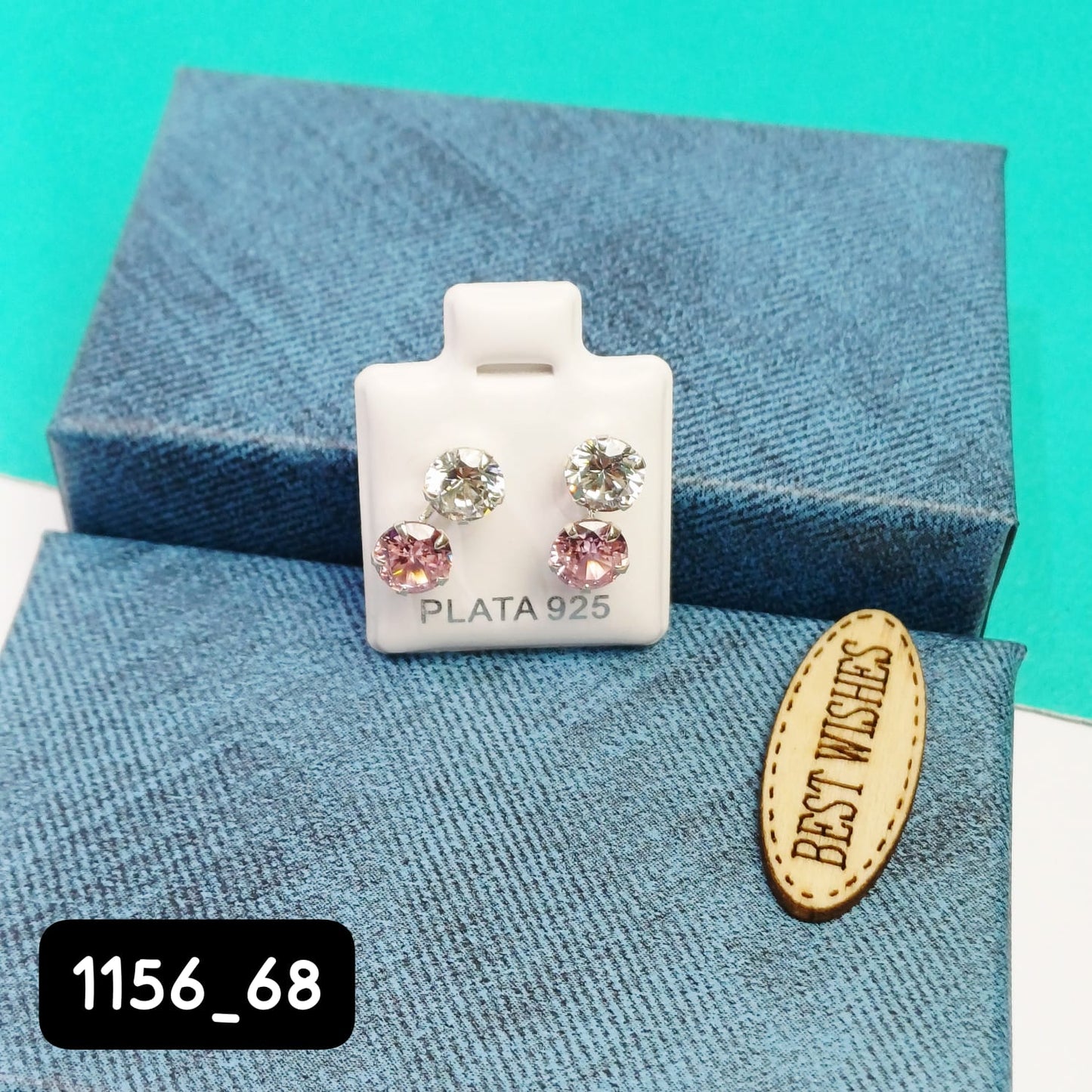 Arete de Broquel diseño tu y yo