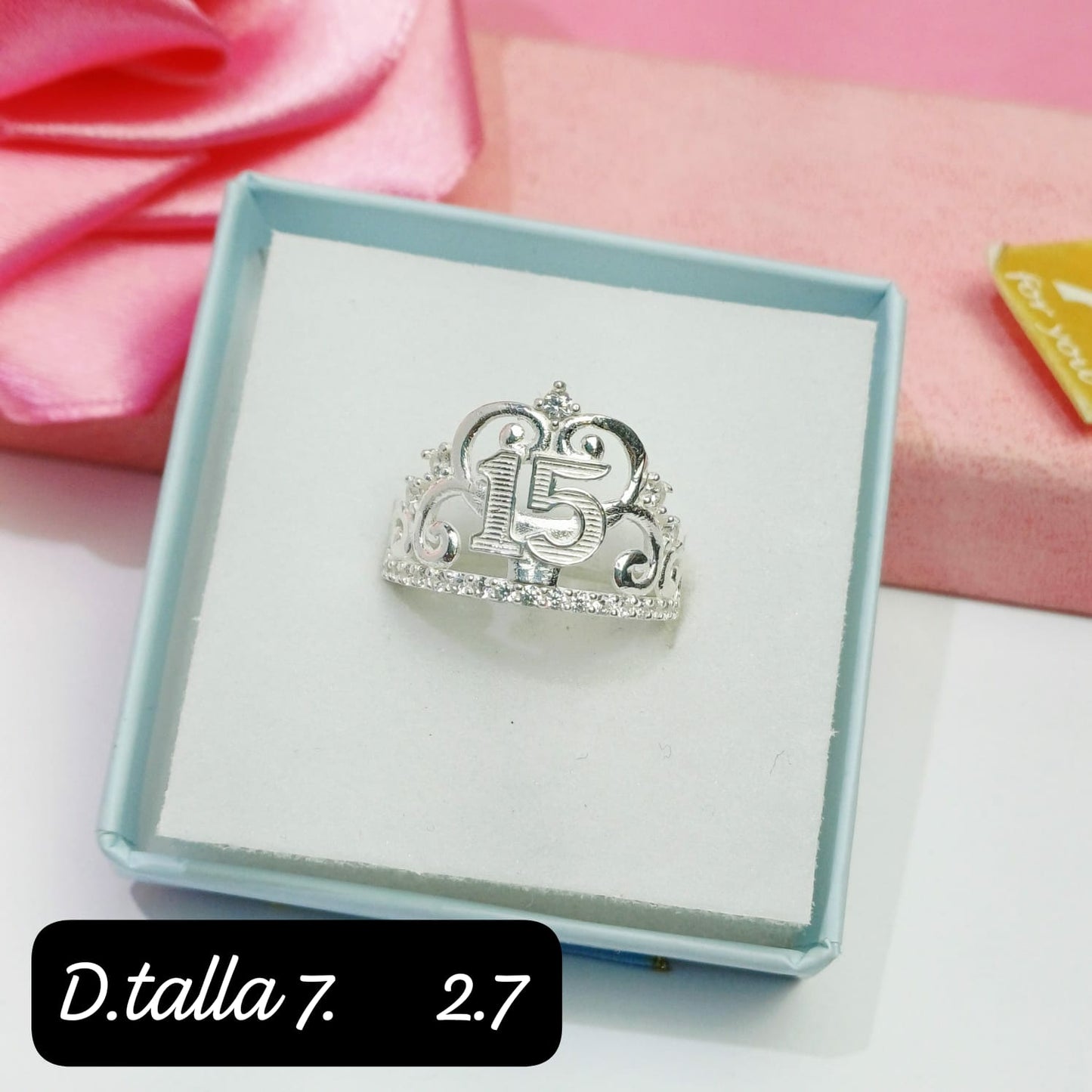 Anillo de 15 años | 7 US