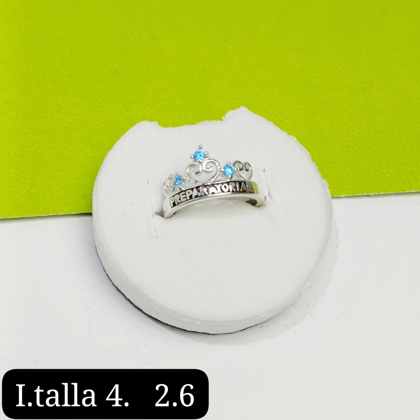 Anillo de graduación preparatoria