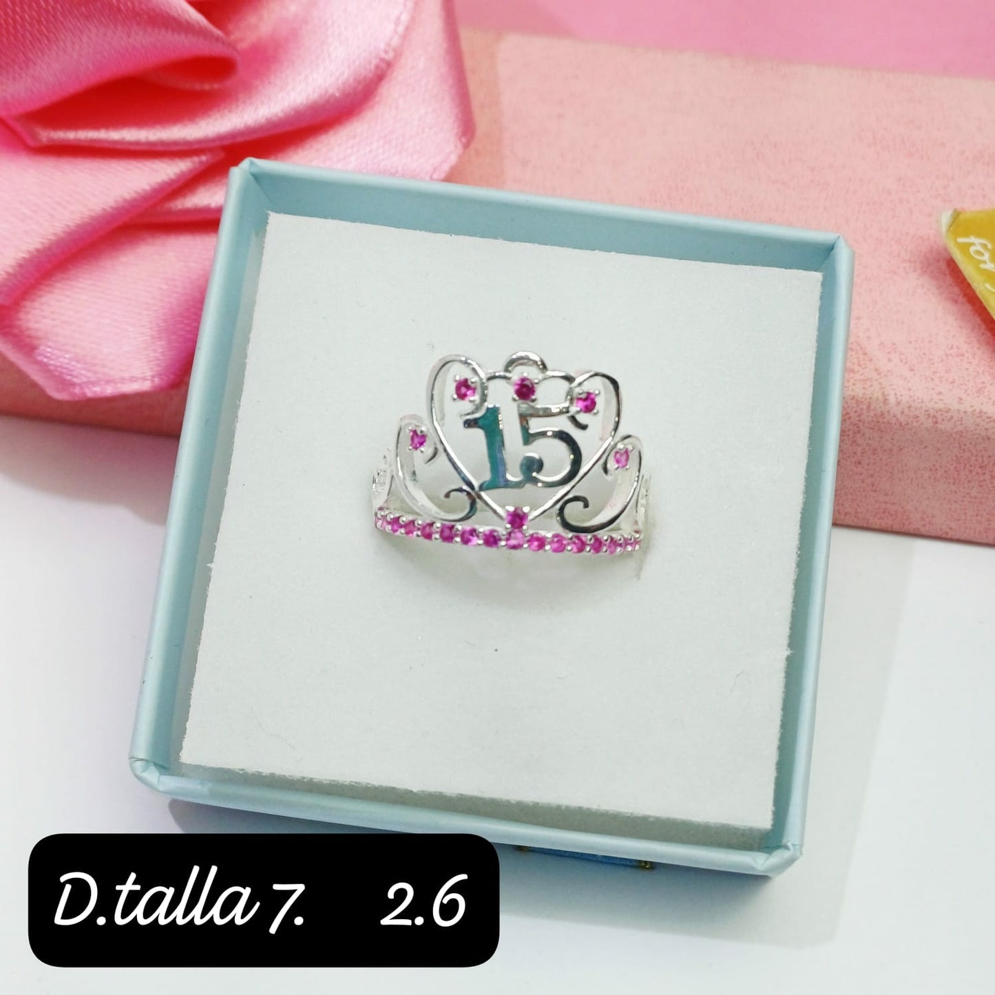 Anillo de 15 años | 7 US