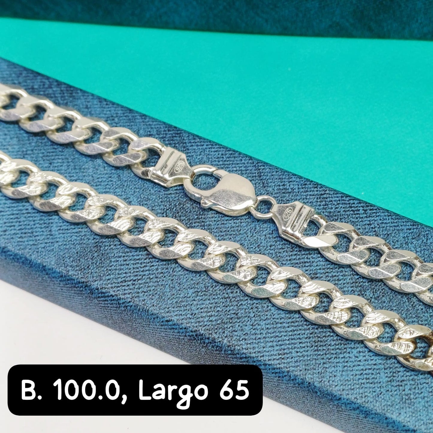 Cadena eslabón Martillado| 65 cm - 9 mm