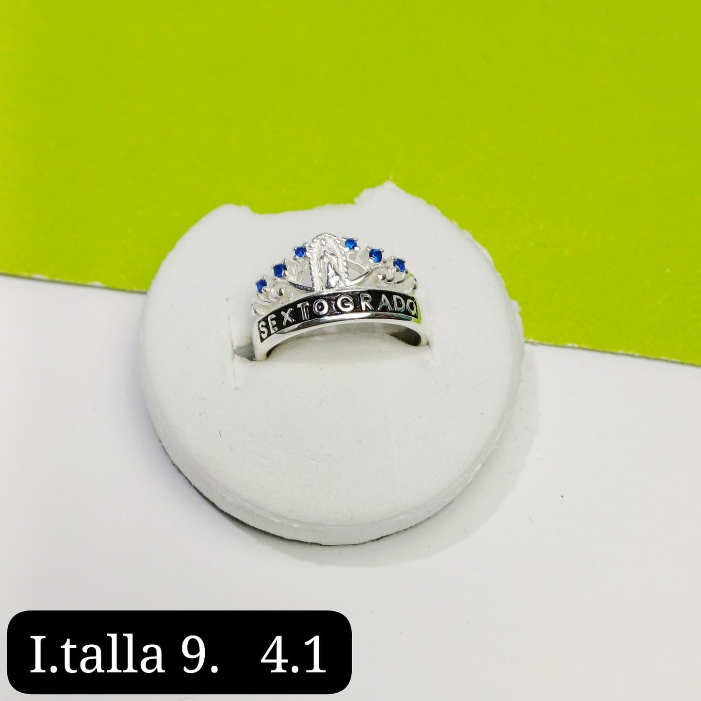 Anillo de graduación 6to grado