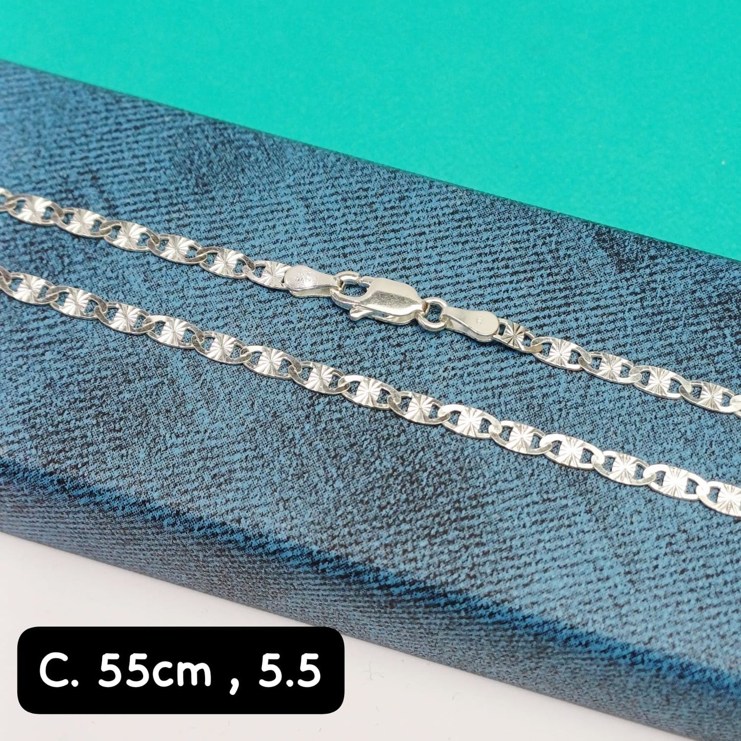 Cadena eslabón Valentino| 55 cm - 3 mm