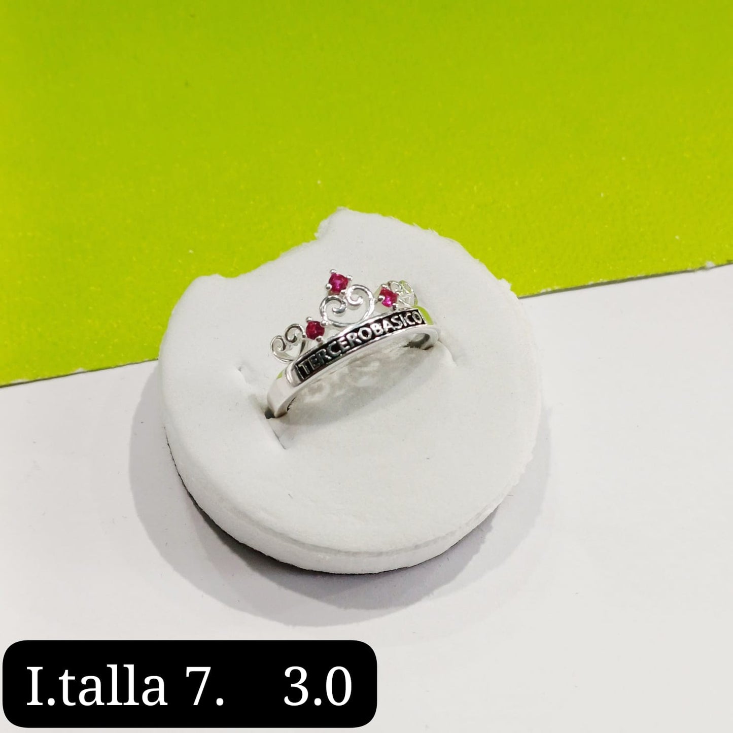 Anillo de graduación 3ro básico