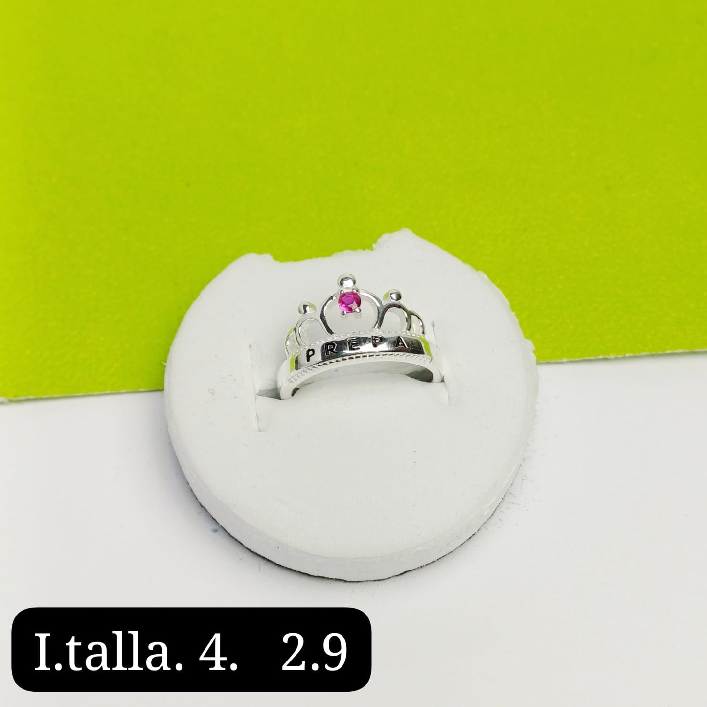 Anillo de graduación preparatoria