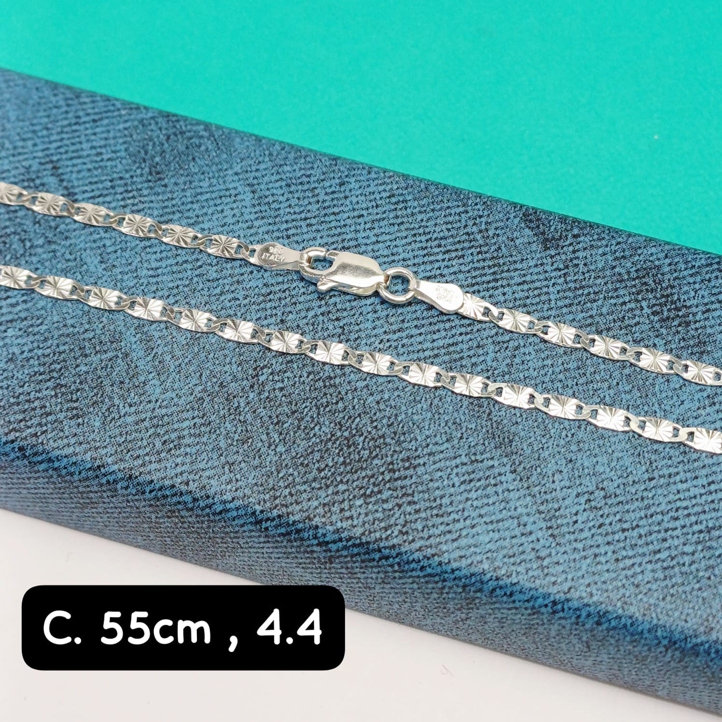 Cadena eslabón Valentino| 55 cm - 2 mm