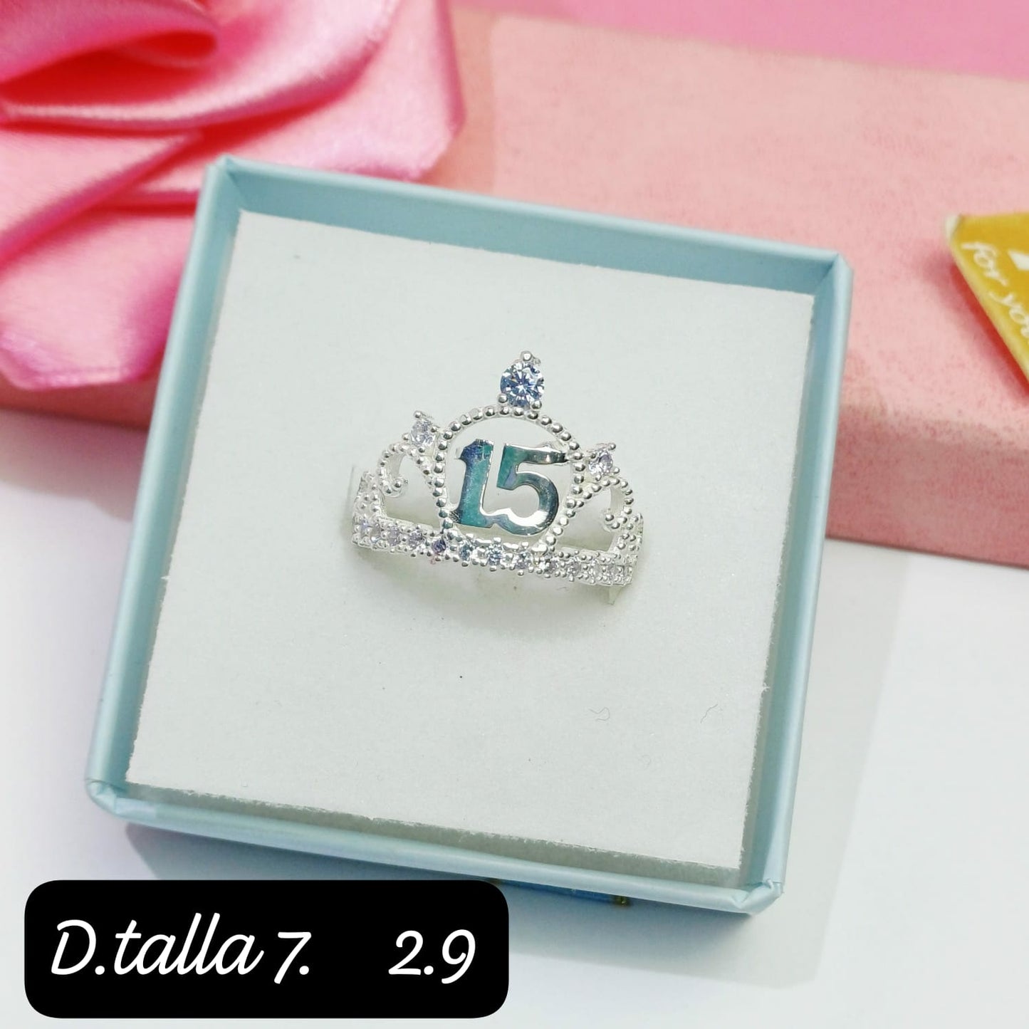 Anillo de 15 años | 7 US